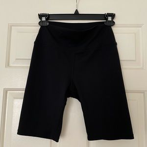 Joah Brown Black Biker Shorts